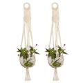 how to make macrame hanging plant holders